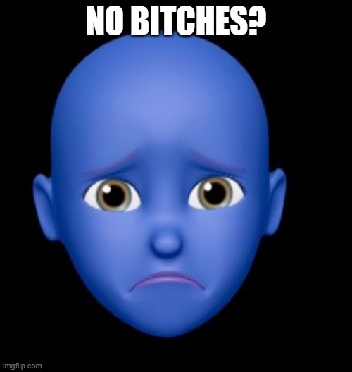 i made a no bitches memoji lmao | NO BITCHES? | made w/ Imgflip meme maker