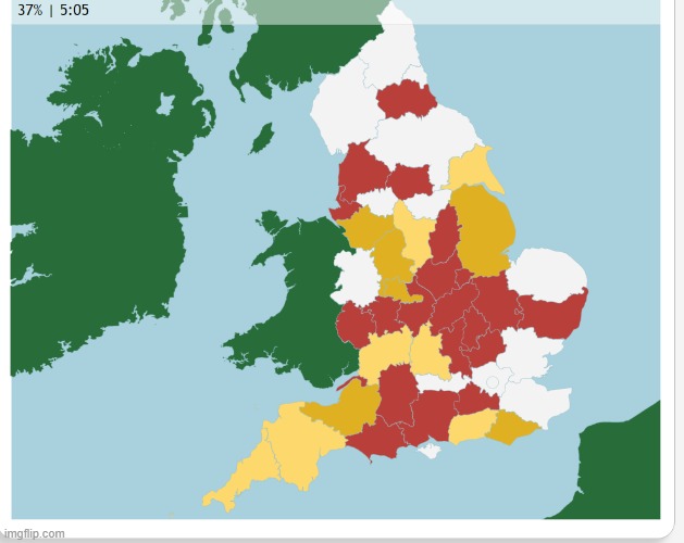 My attempt at naming every English county | made w/ Imgflip meme maker