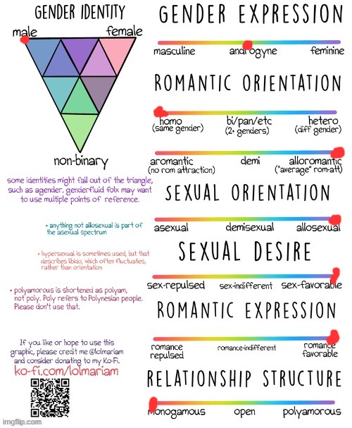 Gender and Sexuality Spectrum | image tagged in gender and sexuality spectrum | made w/ Imgflip meme maker