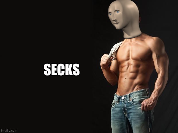 Sexy Man | SECKS | image tagged in sexy man | made w/ Imgflip meme maker
