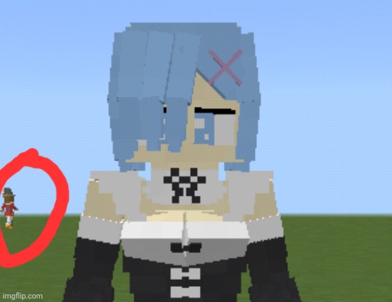 some one is walking while picturing her | image tagged in minecraft | made w/ Imgflip meme maker
