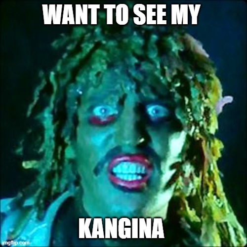 Old Gregg | WANT TO SEE MY; KANGINA | image tagged in old gregg | made w/ Imgflip meme maker