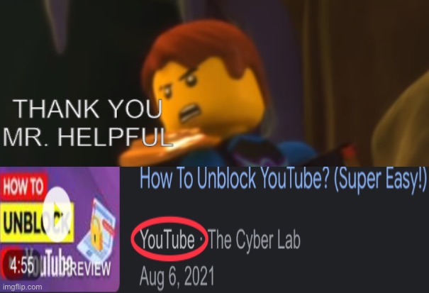 Thank you mr helpful | image tagged in ninjago | made w/ Imgflip meme maker
