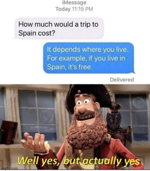 Spain with out an S is pain x-x | made w/ Imgflip meme maker