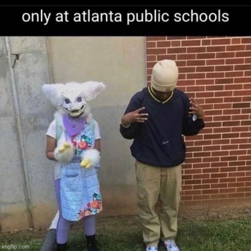 Going to Atlanta public schools to be their friend. | made w/ Imgflip meme maker