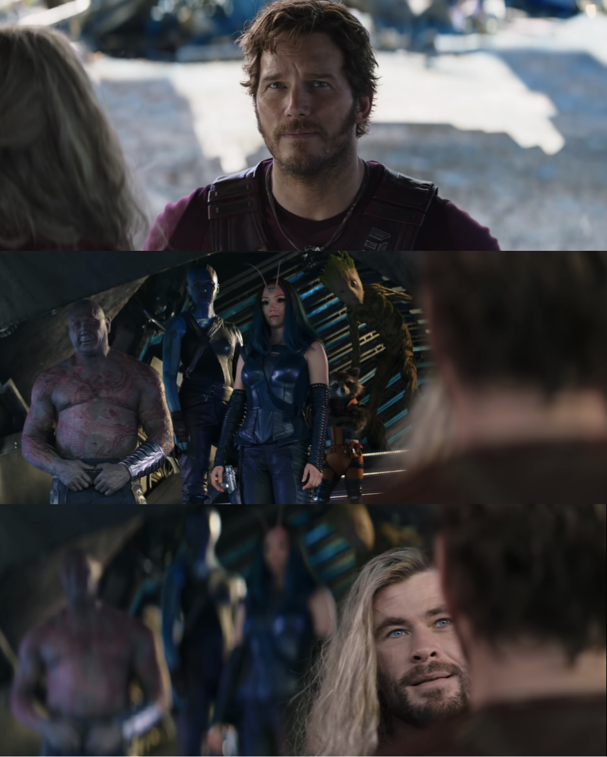 Thor 4 Love and Thunder vs Guardians of the Galaxy Blank Meme Template