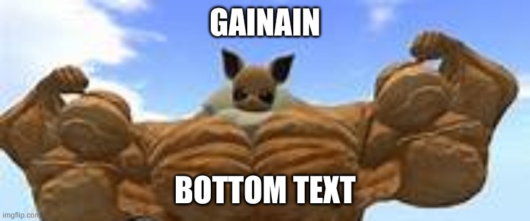 GAINAIN BOTTOM TEXT | made w/ Imgflip meme maker