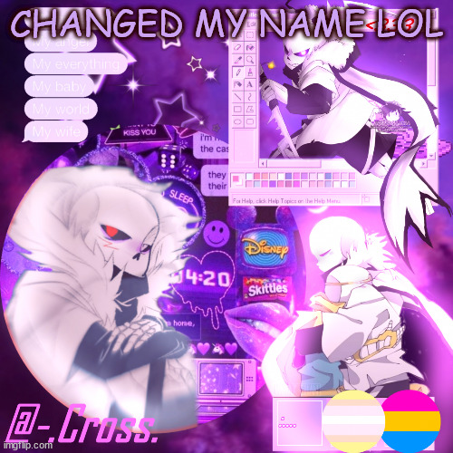 chocos cross temp | CHANGED MY NAME LOL | image tagged in chocos cross temp | made w/ Imgflip meme maker