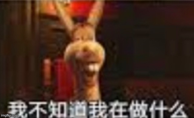 Donkey chinese Blank Meme Template