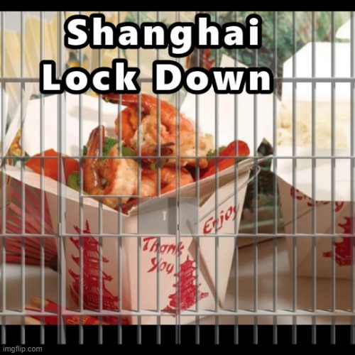 China Lock-Down In Progress Looks Like ..... | image tagged in shanghia,memes,china,lockdown,shanghai | made w/ Imgflip meme maker