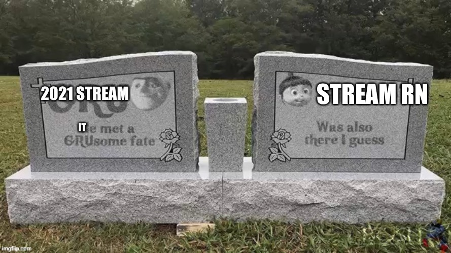 No offense | image tagged in new dead stream | made w/ Imgflip meme maker