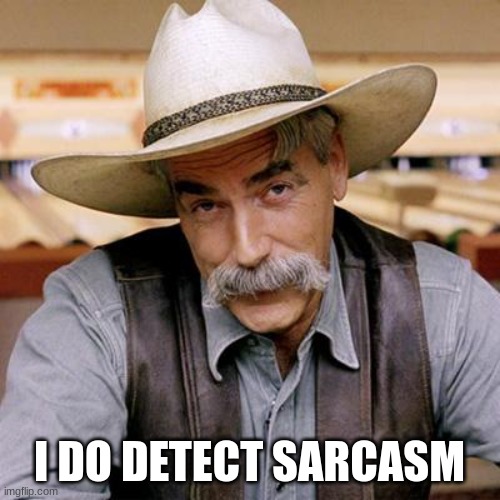 SARCASM COWBOY | I DO DETECT SARCASM | image tagged in sarcasm cowboy | made w/ Imgflip meme maker