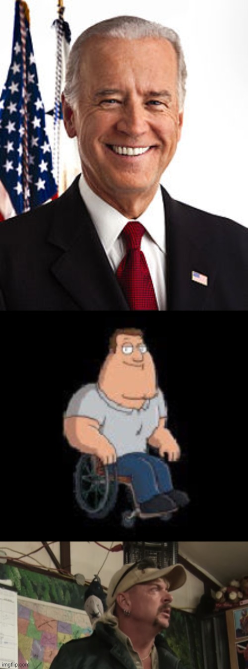 image tagged in memes,joe biden,joe swanson,joe exotic financially recover | made w/ Imgflip meme maker