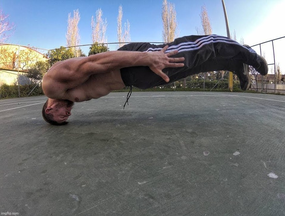 calithenics be crazy af ngl, gonna try out some calithenics workouts soon. | made w/ Imgflip meme maker
