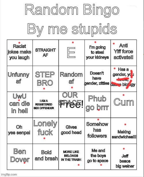 Bingo bitches | image tagged in bingo bitches | made w/ Imgflip meme maker