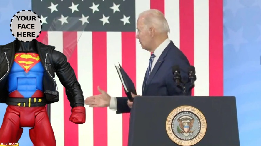 Don't let air-handshaking Biden stand there looking like a fool:  "SHAKE HANDS WITH JOE" today! | image tagged in biden shakes hand with thin air,creepy joe biden,dementia,political humor | made w/ Imgflip meme maker