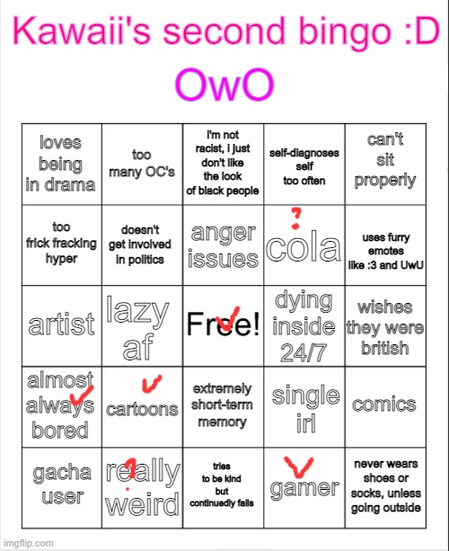 Darn, no bingo. Would've been funny. | image tagged in i wanna be a rotten crouton on the floor because yes | made w/ Imgflip meme maker