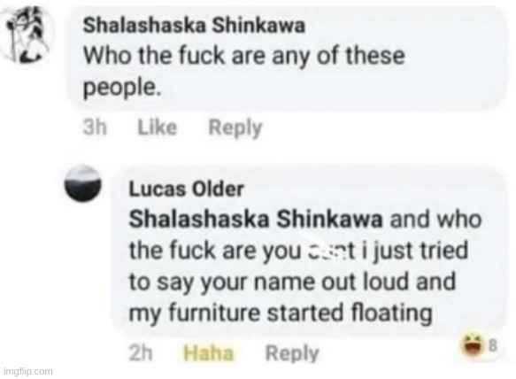 Lucas Older. Bitch, than who? | made w/ Imgflip meme maker