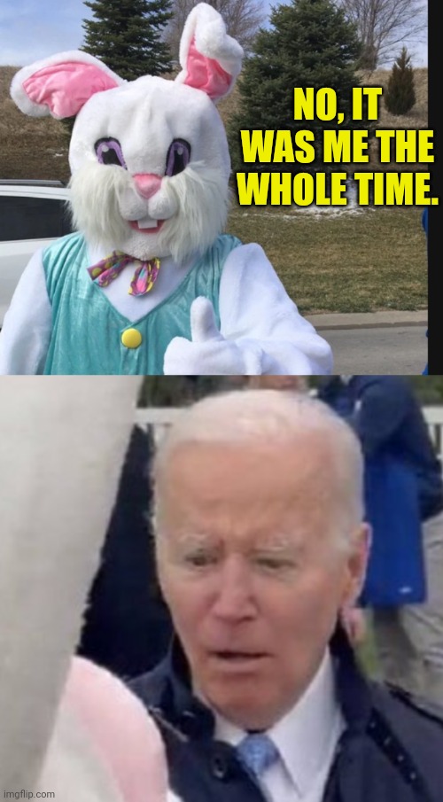 NO, IT WAS ME THE WHOLE TIME. | made w/ Imgflip meme maker