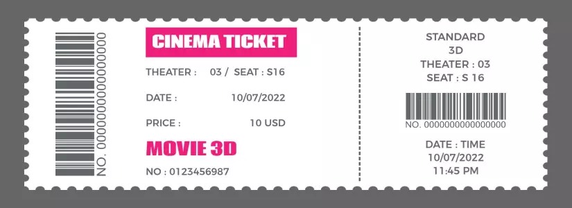 Movie Ticket Blank Meme Template