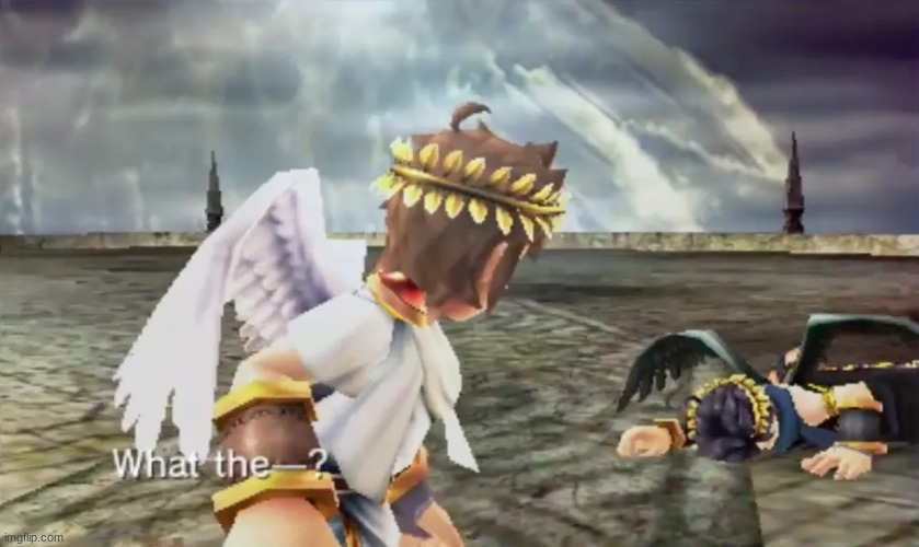 caption this nerds | image tagged in kid icarus | made w/ Imgflip meme maker