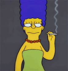 Marge Simpson Blank Meme Template