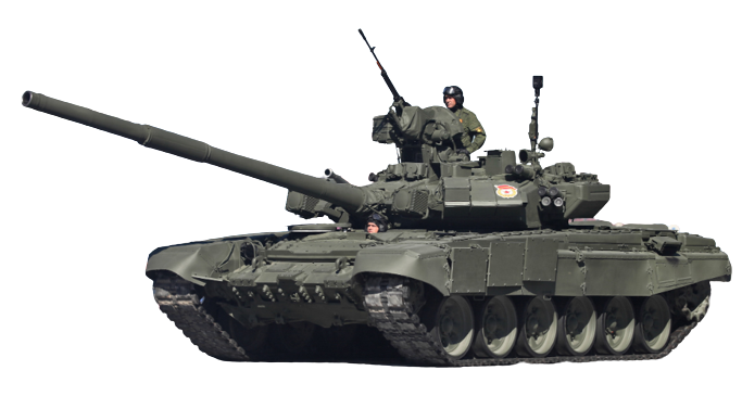 Russian T-90 tank transparent Blank Meme Template