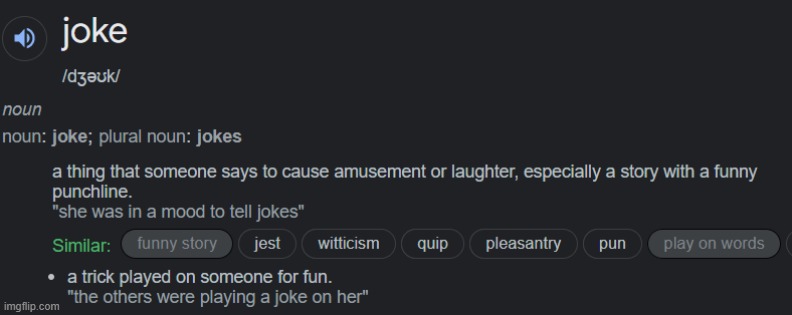 Dictionary Joke | image tagged in dictionary joke | made w/ Imgflip meme maker