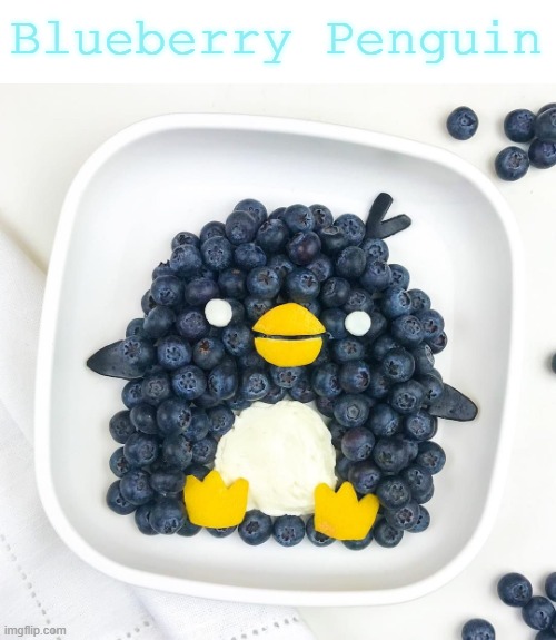 Blueberry Penguin | Blueberry Penguin | image tagged in blueberry penguin,its cute | made w/ Imgflip meme maker