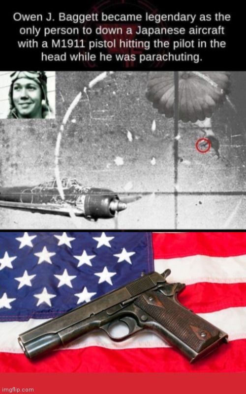 Owen Baggets m 1911 vs fighter pilot | image tagged in memes,keep calm and carry on red | made w/ Imgflip meme maker
