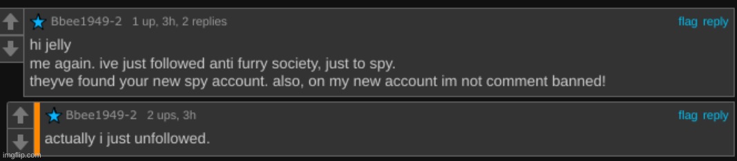 This user is a spy gentlmen. | made w/ Imgflip meme maker