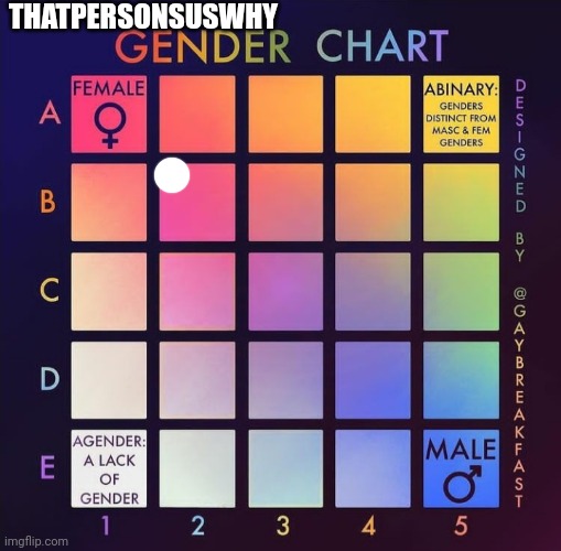found this temp | THATPERSONSUSWHY | image tagged in gender chart | made w/ Imgflip meme maker
