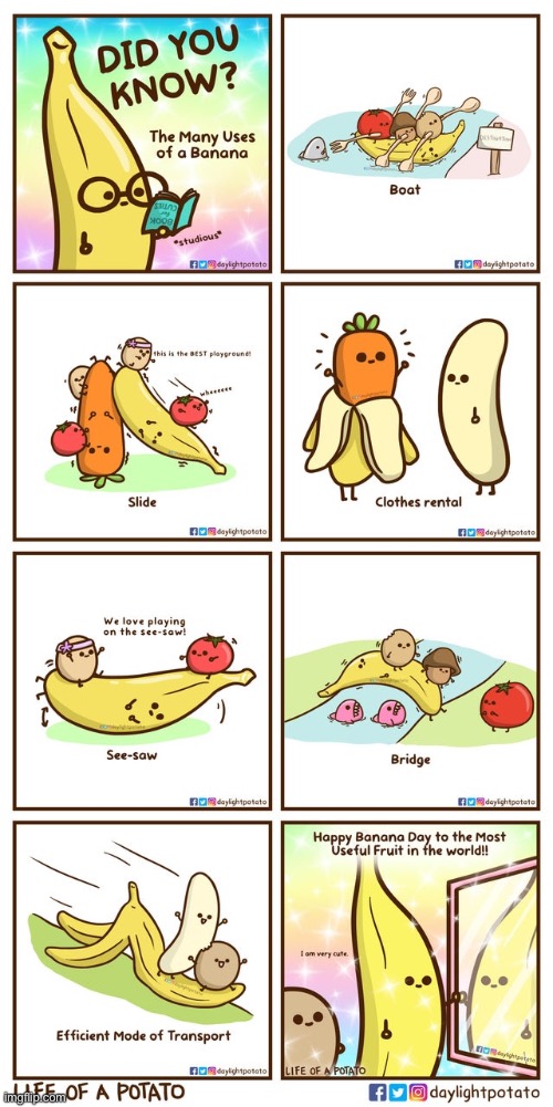 Bananas are just the best | image tagged in bananas,comics,funny,memes,many uses | made w/ Imgflip meme maker