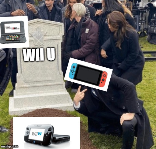 It Was a Good Console :( | WII U | image tagged in grant gustin over grave | made w/ Imgflip meme maker