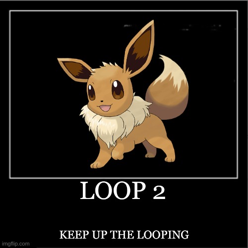 loop 2 is in | LOOP 2; KEEP UP THE LOOPING | image tagged in loop | made w/ Imgflip meme maker