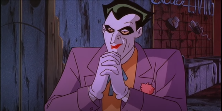 High Quality Joker Pondering Hands Blank Meme Template