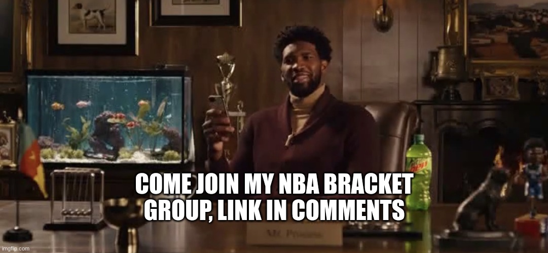 https://on.nba.com/3uTQHr9?cid=nba:pickem:bracket-challenge:institutional:game-share-via-copy:groupinvite | COME JOIN MY NBA BRACKET GROUP, LINK IN COMMENTS | image tagged in joel embiid i m so happy | made w/ Imgflip meme maker