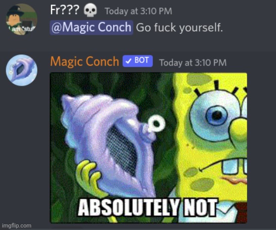 W bot | made w/ Imgflip meme maker