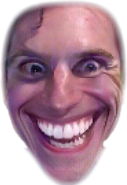 High Quality Badly pasted face of JermaSus Blank Meme Template