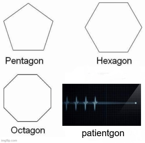 /\_/\____________________________ | patientgon | image tagged in memes,pentagon hexagon octagon | made w/ Imgflip meme maker
