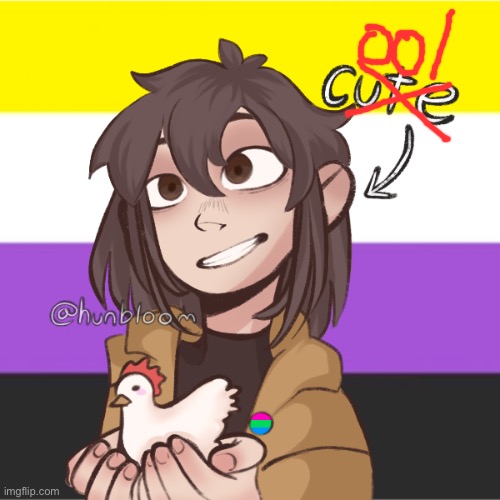 i made this for my bestieee(nugget) :)) | image tagged in nugget temp | made w/ Imgflip meme maker