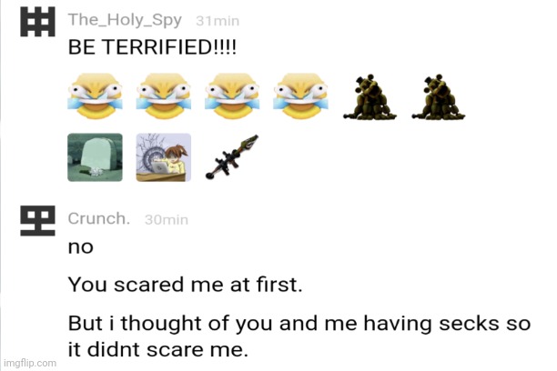 made w/ Imgflip meme maker