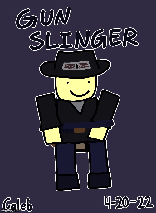 TBz Gunslinger | image tagged in tower blitz,tbz,drawings | made w/ Imgflip meme maker