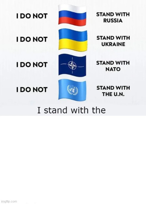 I Stand With The X (example in the comments) | image tagged in i stand with the x,funny,custom template | made w/ Imgflip meme maker