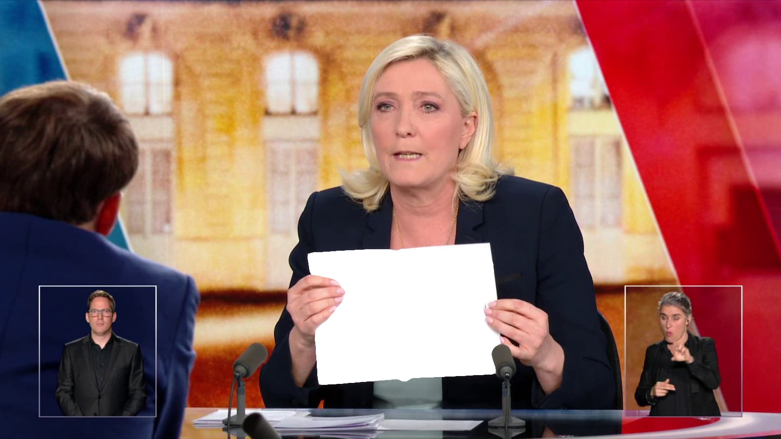 Tweet imprimé Lepen Blank Meme Template