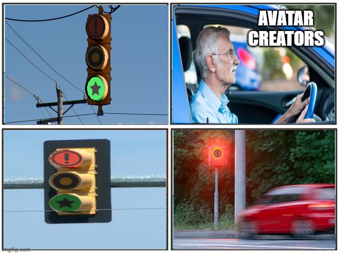 High five drown | AVATAR CREATORS | image tagged in high five drown | made w/ Imgflip meme maker