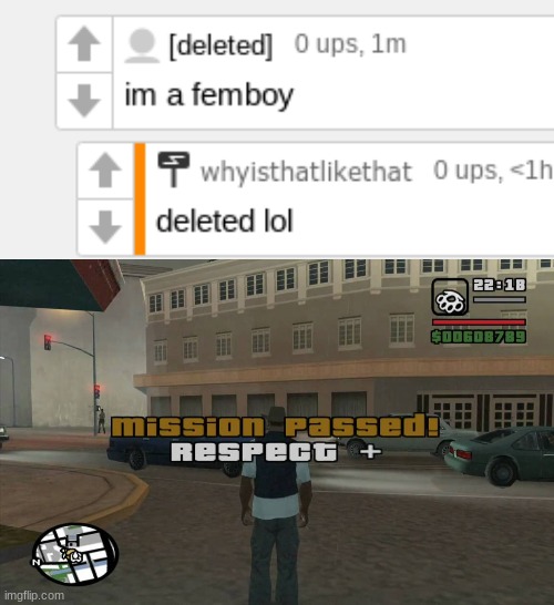 no offense | image tagged in gta mission passed respect | made w/ Imgflip meme maker