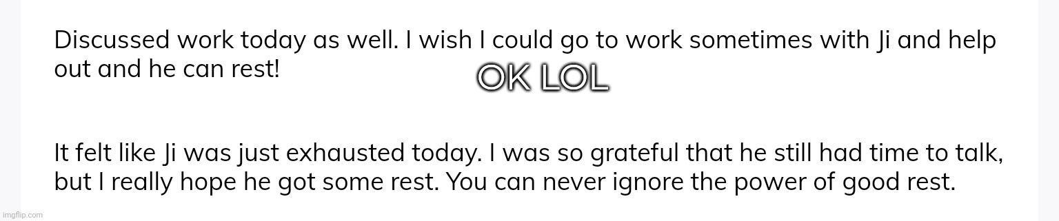 OK LOL | made w/ Imgflip meme maker