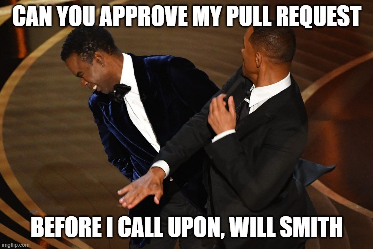 Will Smith Slap Pull Request Imgflip