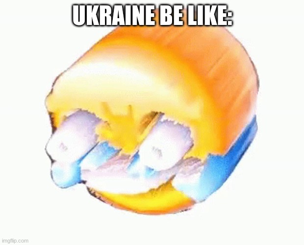 Laughing emoji | UKRAINE BE LIKE: | image tagged in laughing emoji | made w/ Imgflip meme maker